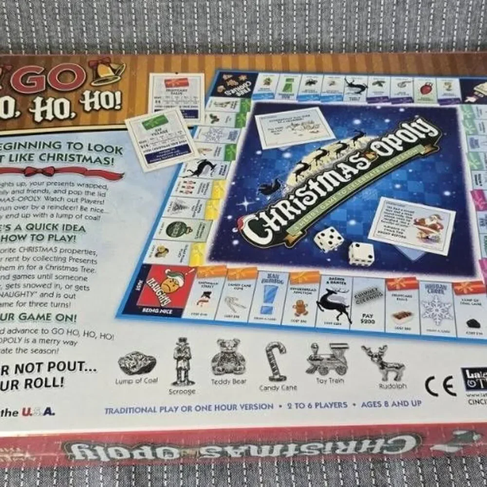 Christmas-Opoly Board Game